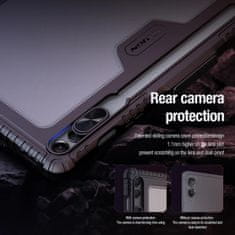 Nillkin Bumper Leather tok Samsung Galaxy Tab S9 FE Plus, fekete
