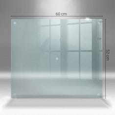 COLORAY.HU Tűzhelyvédő üveglap atlátszó 2x30x52 cm