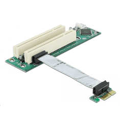 DELOCK DL41341 1x PCIe - 2x PCI emelőkártya (41341)