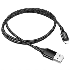 Borofone BX54LightningB Lightning - USB-A kábel 1m fekete (BX54LightningB)