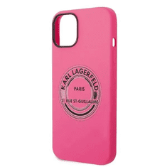 Karl Lagerfeld Silicone RSG Apple iPhone 14 Plus tok pink (KLHCP14MSRSGRCF) (KLHCP14MSRSGRCF)