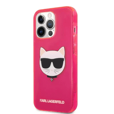Karl Lagerfeld Apple Iphone 13 Pro Choupette pink tok (KLHCP13LCHTRP) (KLHCP13LCHTRP)