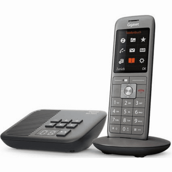 Gigaset TELF CL660A - Schnurlostelefon - Anrufbeantworter mit Rufnummernanzeige (S30852-H2824-B111)