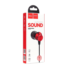 Hoco M51 fülhallgató mikrofonnal piros-fekete (HC092285) (HC092285)
