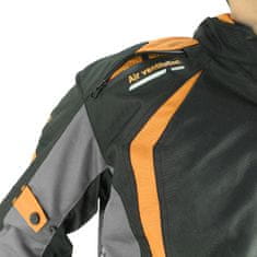 Cappa Racing Női moto kabát AREZZO textilní fekete/narancssárga XL