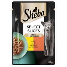 Sheba Csirke és marhahúsos nedves alutasakos eledel felnőtt macskáknak, 28x 85g