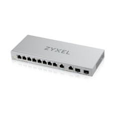 Zyxel XGS1210-12,8 portos Gigabit webmenedzselt switch 8 portos 1G + 2 portos 2.5G + 2 portos SFP+ kapcsolóval