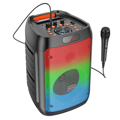 Borofone Bluetooth Party Hangszóró mikrofonnal, 20W fekete (BP10) (BP10)