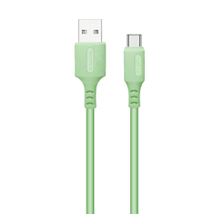 ColorWay USB-A - Type-C kábel 1m zöld (CW-CBUC042-GR) (CW-CBUC042-GR)