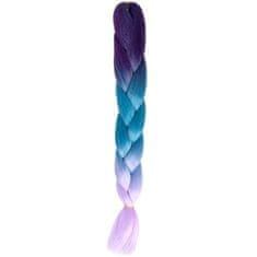 Soulima ISO Hair Fahéjas Szintetikus Ombre Violet Blue fonatok