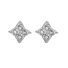 Hot Diamonds Ezüst fülbevaló gyémántokkal és topázzal Stellar DE747