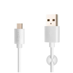 FIXED USB-A - USB-C adat- és töltőkábel 1m fehér (FIXD-UC-WH) (FIXD-UC-WH)