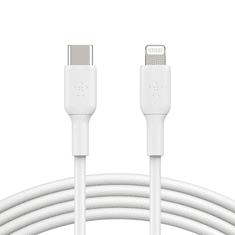 Belkin BOOST CHARGE USB-C - Lightning kábel 1m fehér (CAA003bt1MWH) (CAA003bt1MWH)