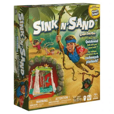 Spin Master Kinetic Sand: Futóhomok társasjáték (6065695) (6065695)