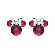 Disney Csillogó ezüst bedugós fülbevaló Minnie Mouse ES00028SJUYL.CS