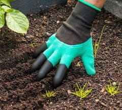 PrimePick Kerti kesztyűk műanyag karmokkal, kertészkesztyűk, kiválóan védenek ásás, gyomlálás, lazítás és vetés közben, Gardenstar