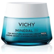 Vichy - Minéral 89 72H Moisture Boosting Cream Rich ( suchou pleť ) - Denní krém pro zvýšení hydratace 50ml 