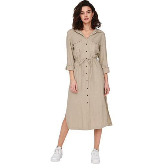 ONLY Női ruha ONLCARO Relaxed Fit 15278720 Oxford Tan