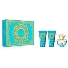 Versace Versace - Dylan Turquoise pour Femme Gift set EDT 50 ml, shower gel 50 ml and body gel 50 ml 50ml 
