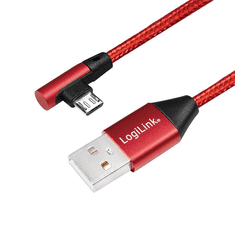 LogiLink USB 2.0 kábel USB-A/M - Micro-USB/M 90 1m (CU0150) (CU0150)