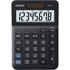 CASIO MS-8F asztali számológép fekete (MS-8F)