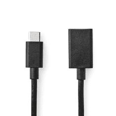 Nedis USB-C - USB-A adapter (CCGP61710BK02) (CCGP61710BK02)