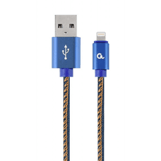 Gembird 8-pin - USB Type-A adat- és töltőkábal 2m kék (CC-USB2J-AMLM-2M-BL) (CC-USB2J-AMLM-2M-BL)
