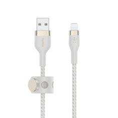 Belkin BOOST CHARGE PRO Flex USB-A - Lightning kábel 1m fehér (CAA010bt1MWH) (CAA010bt1MWH)