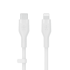 Belkin BOOST CHARGE Flex USB-C - Lightning kábel 2m fehér (CAA009bt2MWH) (CAA009bt2MWH)