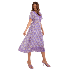 ITALY MODA Női mintás ruha lila DHJ-SK-11331-7.71_407693 Univerzális