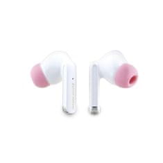 TKG Headsett: Hello Kitty - átlátszó/pink vezeték nélküli stereo bluetooth headset, töltőtokkal