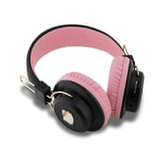 TKG Headsett: Hello Kitty- vezeték nélküli fejhallgató, fekete/pink
