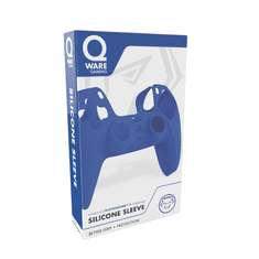 Qware Gaming Silicone Sleeve, PlayStation 5, DualSense, Vízálló, Szilikon, Kék, Kontroller boritás