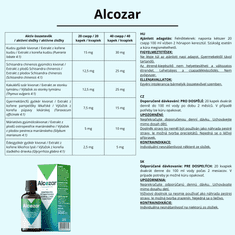 Alcozar Étrend-kiegészítő, amely segít az alkoholfüggőségben