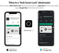 Nuki Intelligens zár, Smart Lock 4.0 Pro, Bluetooth, Értesítések, Hozzáférés-vezérlés, Tevékenységnapló, Fekete