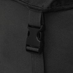 Vidaxl katona stílusú hátizsák 65 L fekete 91100