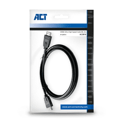 ACT HDMI v2.1, 8K Ultra High Speed kábel 2m fekete (AC3810) (AC3810)