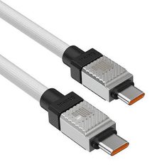 Baseus CoolPlay USB-C - USB-C kábel 100W 1m fehér (CAKW000202)