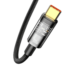 BASEUS Explorer USB-USB-C kábel 100W 2m fekete (CATS000301) (CATS000301)