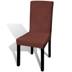 Vidaxl 4 db barna szabott nyújtható székszoknya 131426