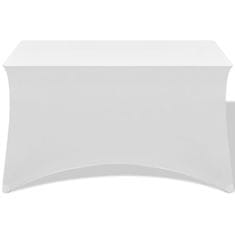 Vidaxl Sztreccs asztal védőhuzat 2 db 120x60,5x74 cm fehér 132033