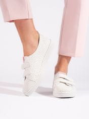 Amiatex Női tornacipő 107845 + Nőin zokni Gatta Calzino Strech, fehér, 38