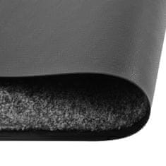 Vidaxl antracitszürke kimosható lábtörlő 60 x 180 cm 323417