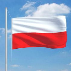 Vidaxl lengyel zászló 90 x 150 cm 146056