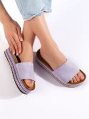 Amiatex Női papucs 107880 + Nőin zokni Gatta Calzino Strech, lila árnyalat, 38