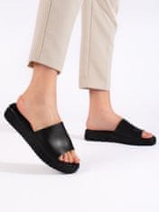 Amiatex Női papucs 107881 + Nőin zokni Gatta Calzino Strech, fekete, 36