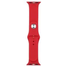 BB-Shop Szilikon szíj Apple Watch piros 1 2 3 4 5 6 7 7 8 9 SE 42 44 45 49mm-es órához