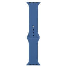 BB-Shop Szilikon szíj Apple Watch kék 1 2 3 4 5 6 7 7 8 9 SE 38, 40, 41mm-es órához