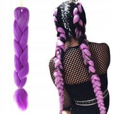 Soulima Hair Fahéjas szintetikus Braids ombre lila