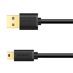 Ugreen USB-A - mini USB kábel 1m fekete (10355B) (ug10355B)